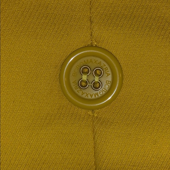 BCBG Yellow Buttoned Skirt - Picture 3 of 3